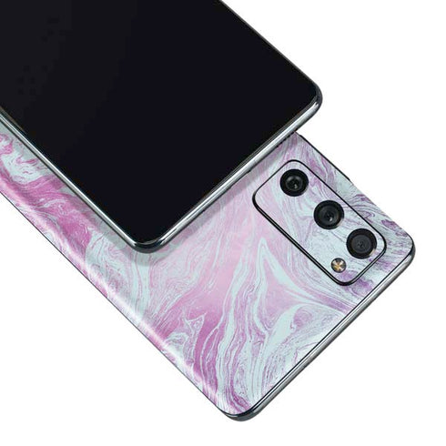 Blue and Purple Marble Galaxy S20 Fan Edition Skin